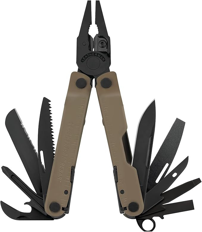 LEATHERMAN, Rebar Multitool with Premium Replaceable Wire Cutters and Saw, Coyote Tan | Amazon (US)