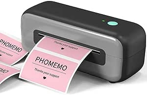 Shipping Label Printer, Label Printer for Shipping Packages, Thermal Printer, Desktop Label Print... | Amazon (US)