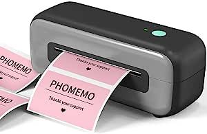 Shipping Label Printer, Label Printer for Shipping Packages, Thermal Printer, Desktop Label Print... | Amazon (US)
