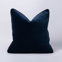 Luxury Navy Blue Velvet Pillow Cover, Blue Cover, Navy Case, Navy Cushion Case, 18x18, 22x22 Inch | Etsy (US)