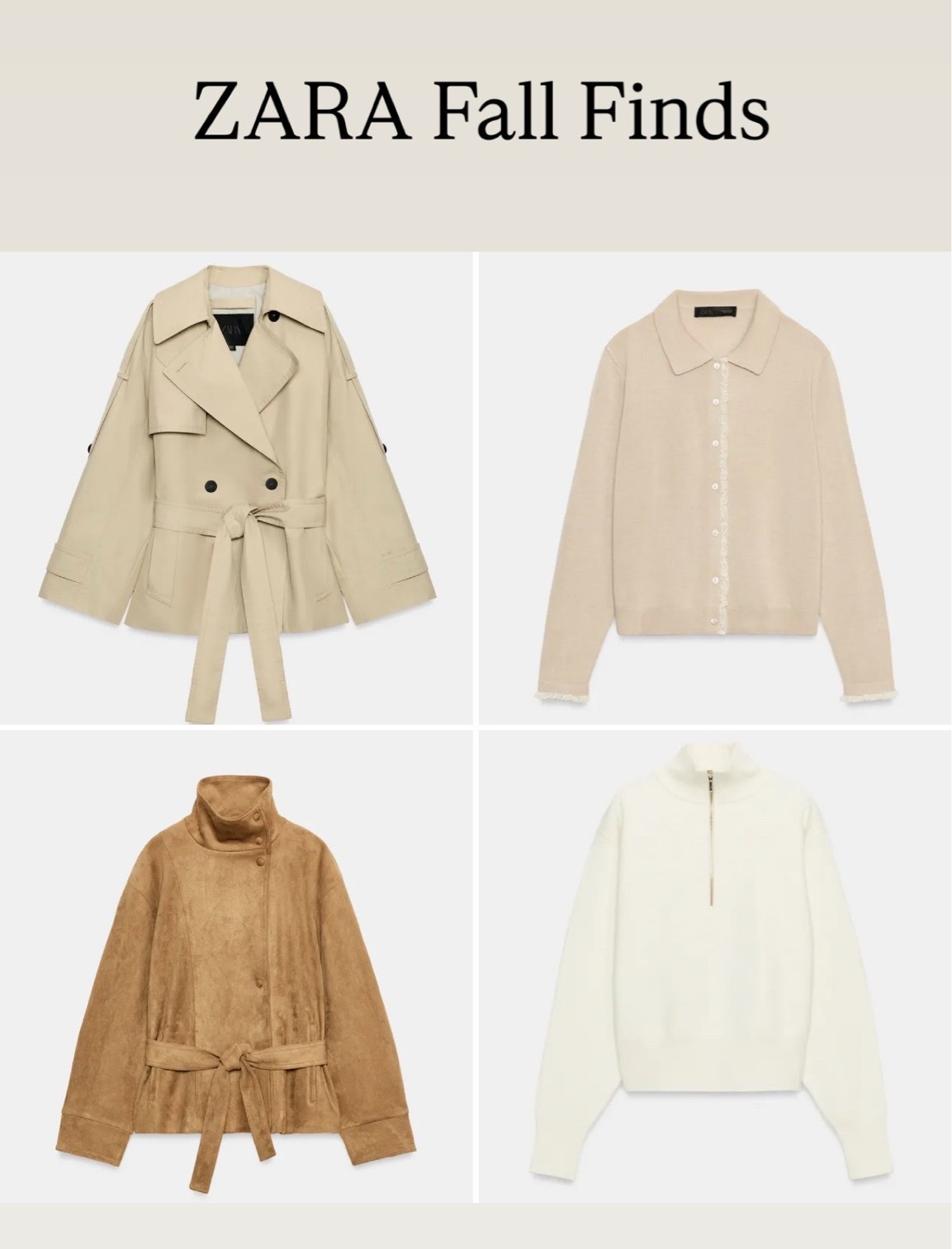 Zara finds, fall fashion, fall outfits, fall jacket, suede jacket, jumper, trench coat, cardigan

#LTKOver40 #LTKSeasonal #LTKootd