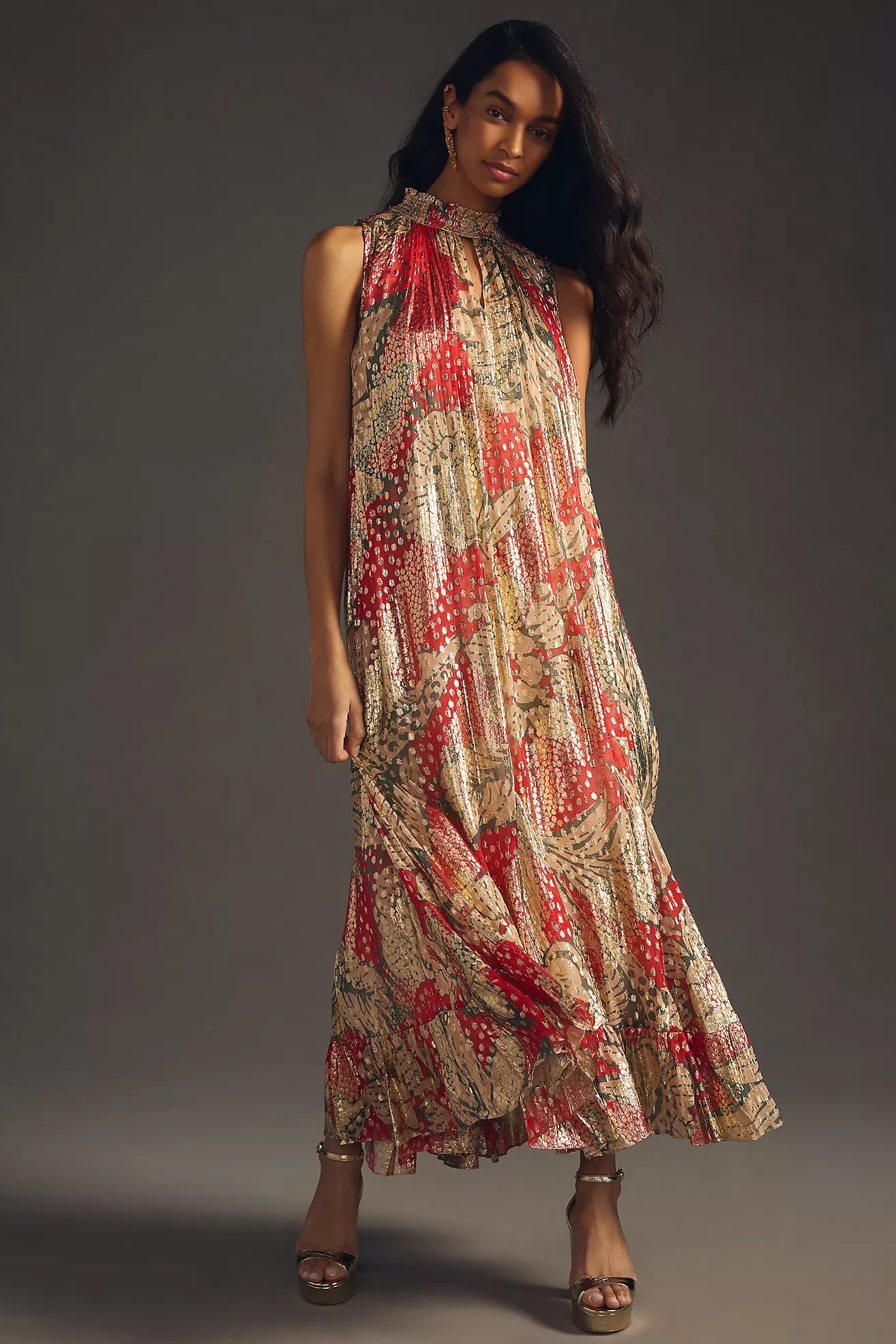 Verb by Pallavi Singhee Printed Halter Dress | Anthropologie (US)