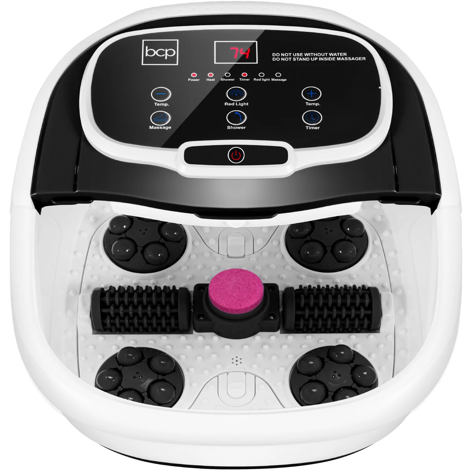 Automatic Heated Shiatsu Massage Foot Bath Spa w/ Pumice Stone | Best Choice Products 