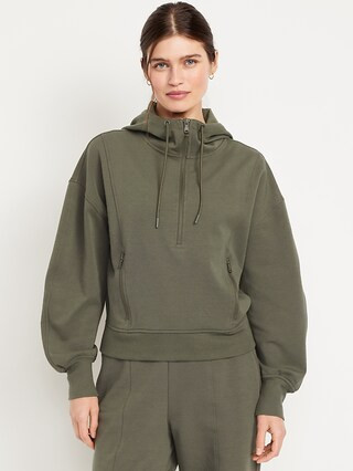 Dynamic Fleece Half-Zip Hoodie Sweatshirt | Old Navy (CA)