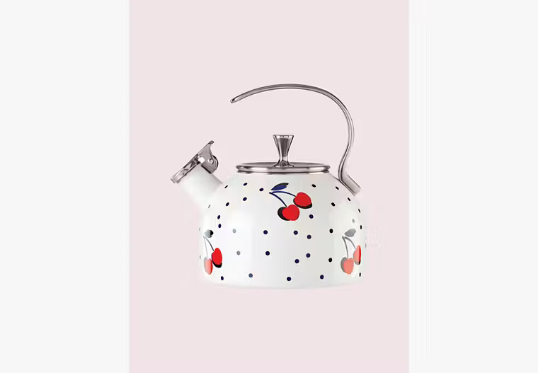 Vintage Cherry Dot Tea Kettle | Kate Spade (US)