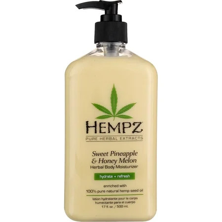 Hempz Herbal Body Moisturizer, Sweet Pineapple & Honey Melon, 17 fl oz | Walmart (US)