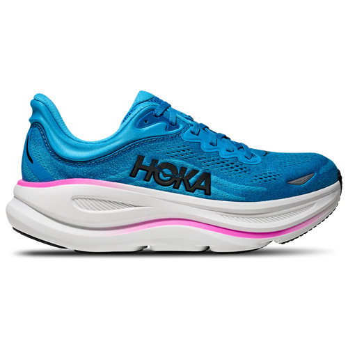 HOKA Womens HOKA Bondi 9 - Womens Shoes Skyward Blue/Neon Fuchsia Size 09.5 | Foot Locker (US)