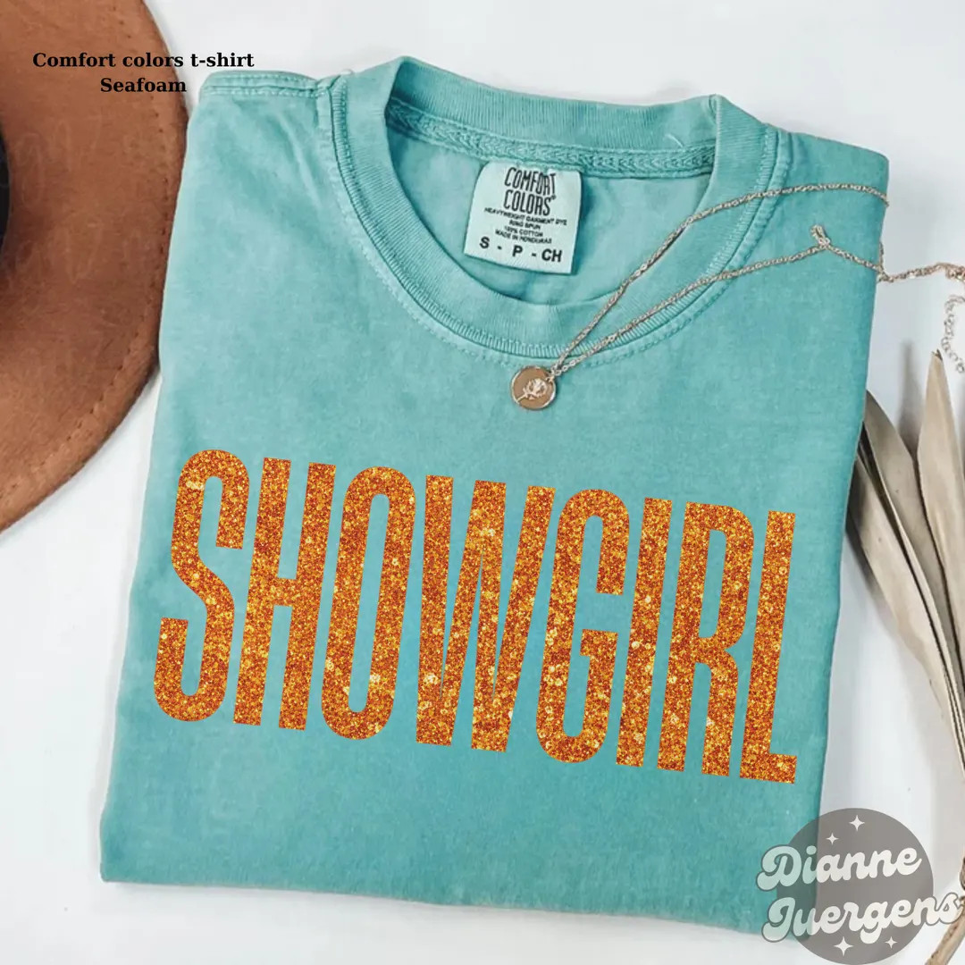 Comfort Colors® Showgirl Shirt for Fan, Orange Show Girl Shirt for Concert, Showgirl Era Tshirt ... | Etsy (US)