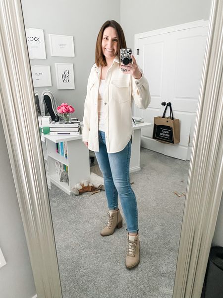 Took this pic a few weeks ago but life happens and I never got around to posting then. It has been a hectic week and I haven’t even had the energy for a shacket outfit! Maybe tomorrow….

#LTKsalealert #LTKunder50 #LTKstyletip