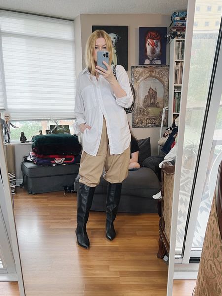 A transitional summer to fall look.
•
.  #FallLook  #StyleOver40  #cos  #wideLegTrousers  #kneeHighBoots  #neutralOutfit #everlane #secondhandFind #FashionOver40  #MumStyle #genX #genXStyle #genXInfluencer #anineBing #WhoWhatWearing #genXblogger #secondhandDesigner #Over40Style #40PlusStyle #Stylish40s  #HighStreetFashion #StyleIdeas


#LTKSeasonal #LTKstyletip