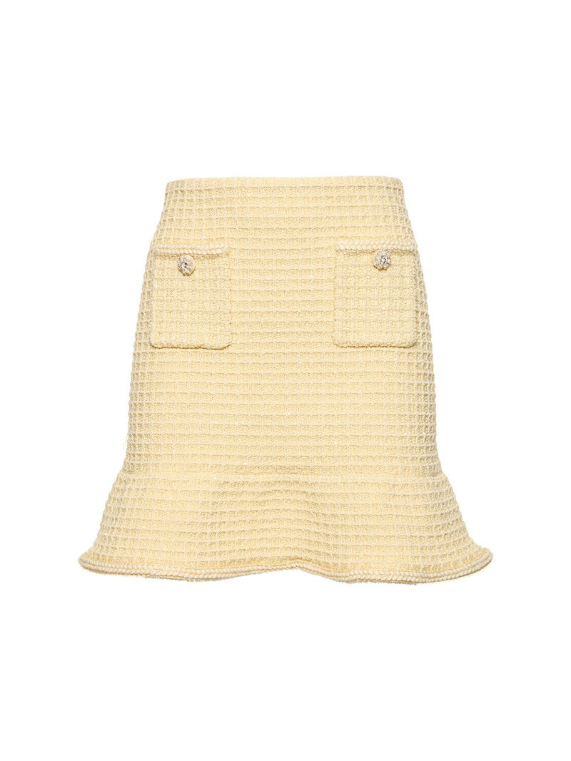 Textured knit mini skirt | Luisaviaroma