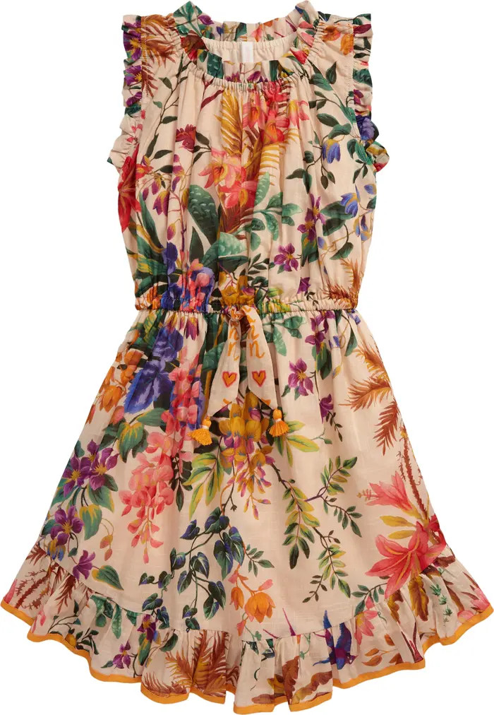 Zimmermann Kids' Tropicana Print Cotton Flip Dress | Nordstrom | Nordstrom
