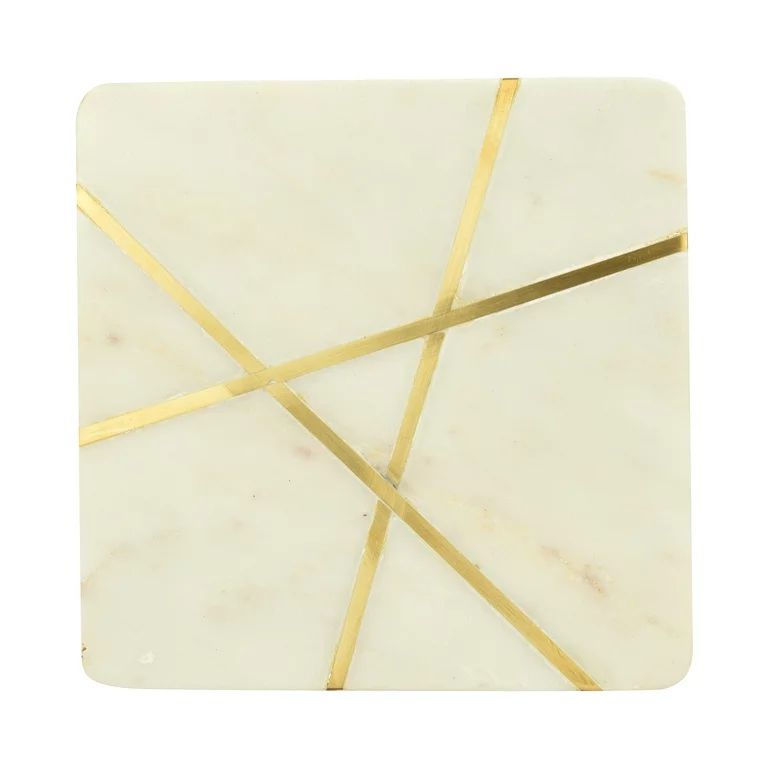 GAURI KOHLI Badajoz Square Marble Cheese Board 8" | Walmart (US)