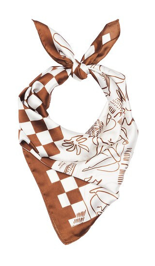 8 Other Reasons Abstract Scarf in Brown. | Revolve Clothing (Global)