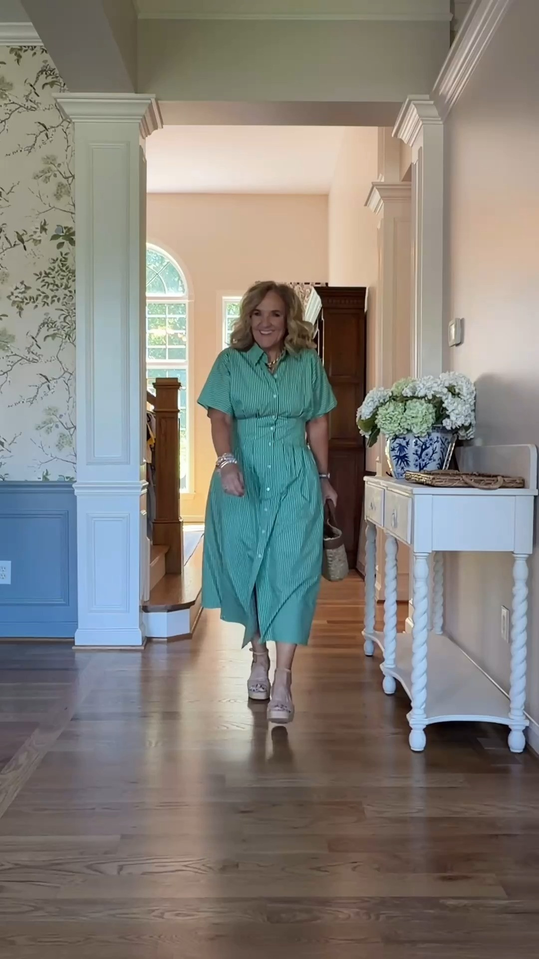 This green striped midi dress is such an effortless summer staple 🫶🏻

Lightweight, flattering, and easy to style for everything from brunch and church to vacation dinners and summer gatherings. 

 #LTKootd #LTKOver40 #LTKSaleAlert