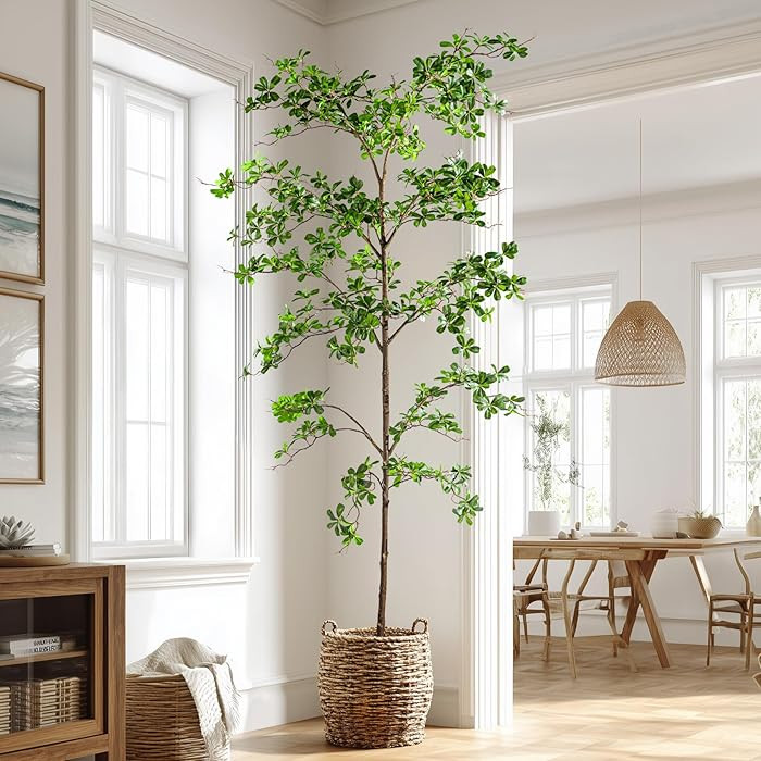 Erimda Faux Black Olive Tree 8ft, Faux Plants Indoor Large Tall Tree Artificial Shady Lady Tree w... | Amazon (US)