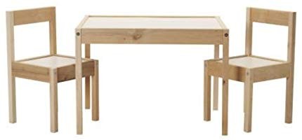 IKEA Children's Kids Table & 2 Chairs Set Furniture (1) | Amazon (US)