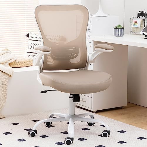 Hbada Office Chair Ergonomic Desk Chair, Office Desk Chairs with PU Silent Wheels, Breathable Mes... | Amazon (US)