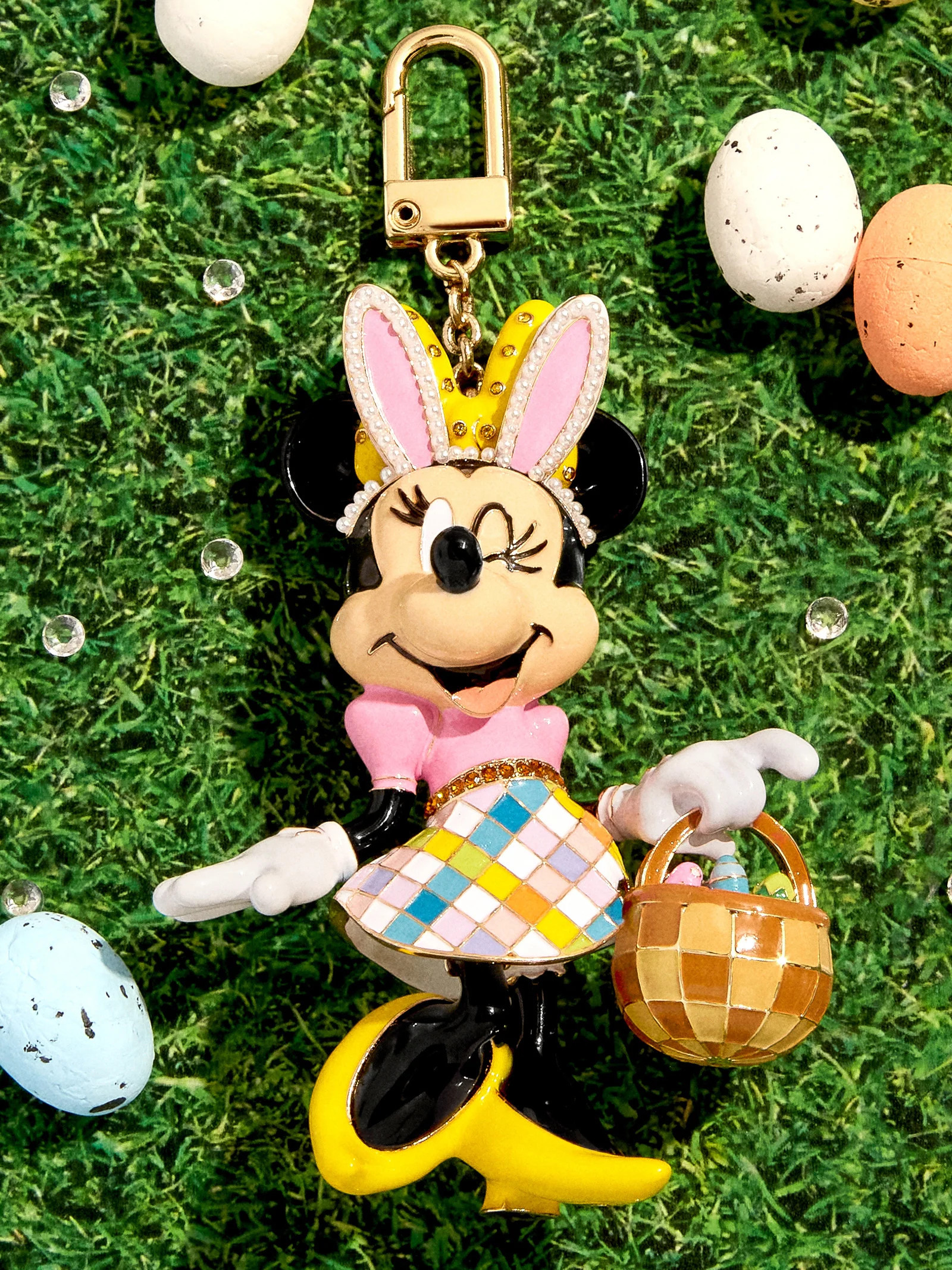 Disney Easter Bag Charm - Minnie Mouse | BaubleBar