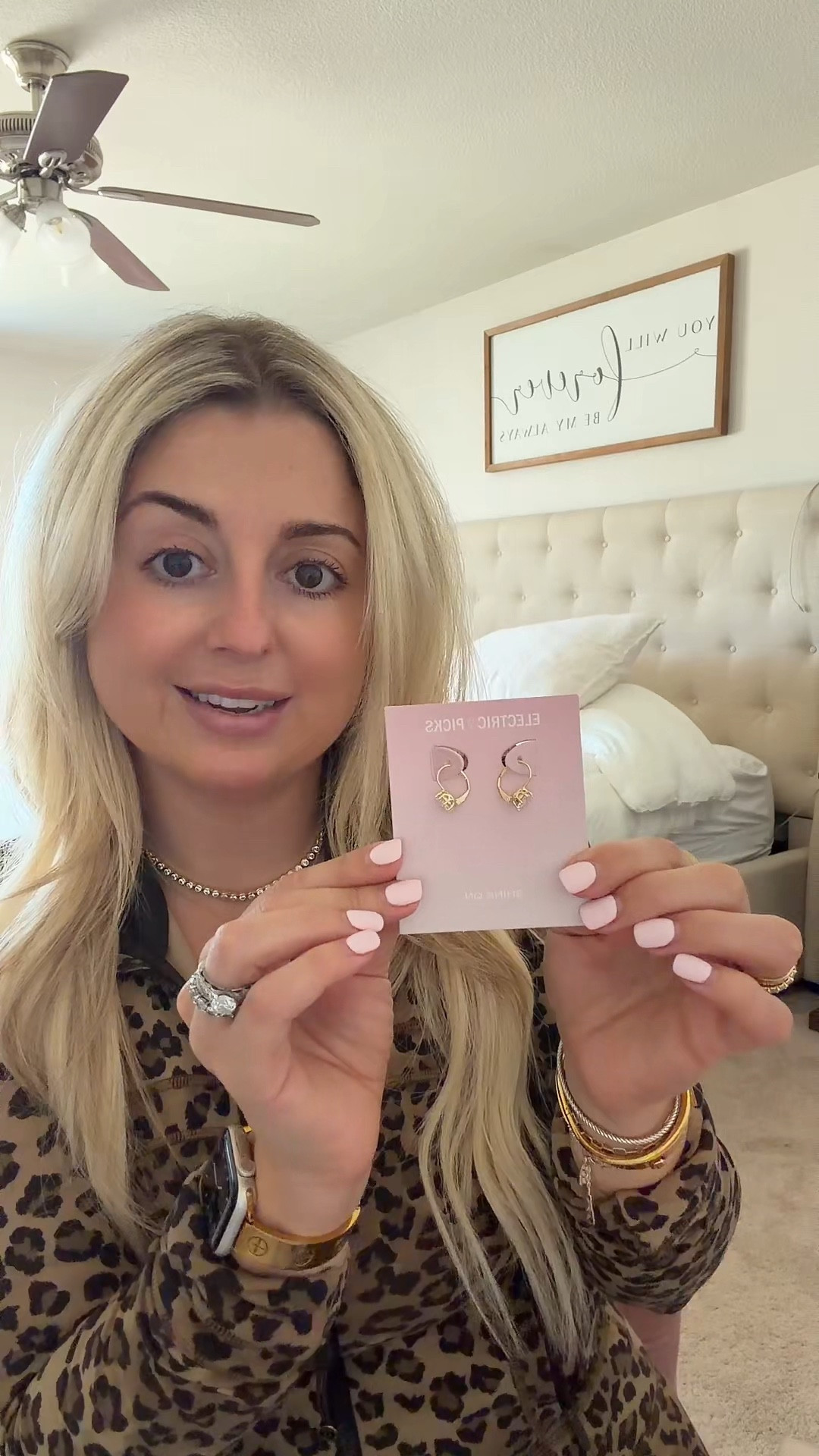 Electric picks jewelry haul! 
Leopard set
