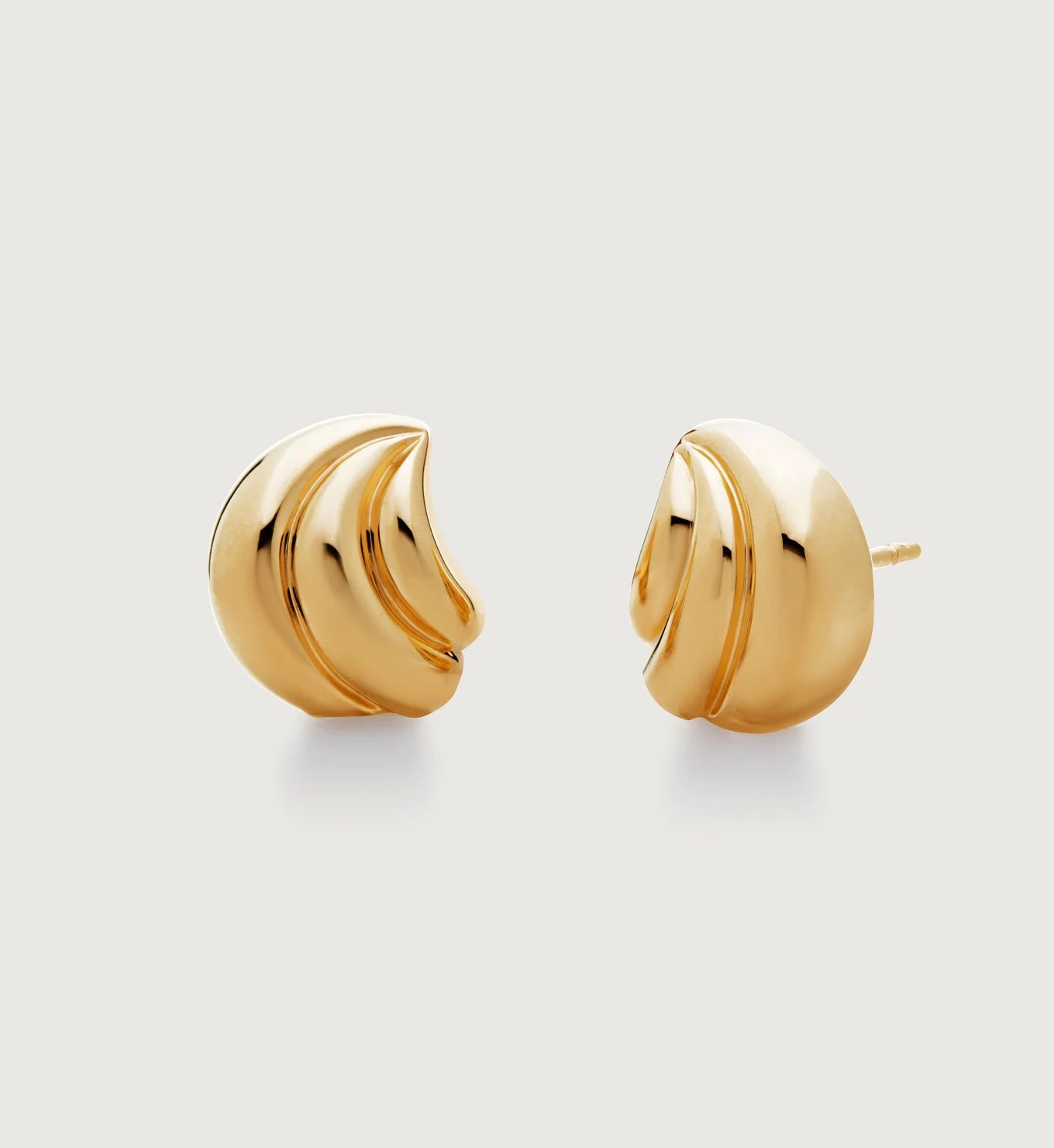 Swirl Stud Earrings | Monica Vinader (Global)