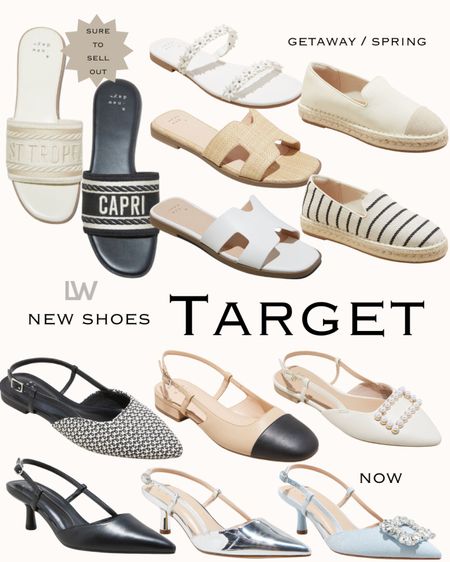 Surprised with all the new shoes at Target! How cute. And those sandals will def sell out 💫