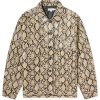 Good American Women's Faux Snake Jacket in Neutral Snake, Size Large | END. Clothing | End Clothing (US & RoW)