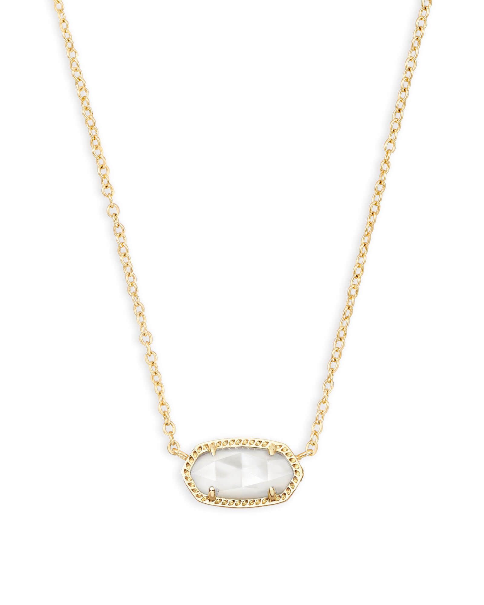 Elisa Gold Pendant Necklace in Ivory Pearl | Kendra Scott | Kendra Scott