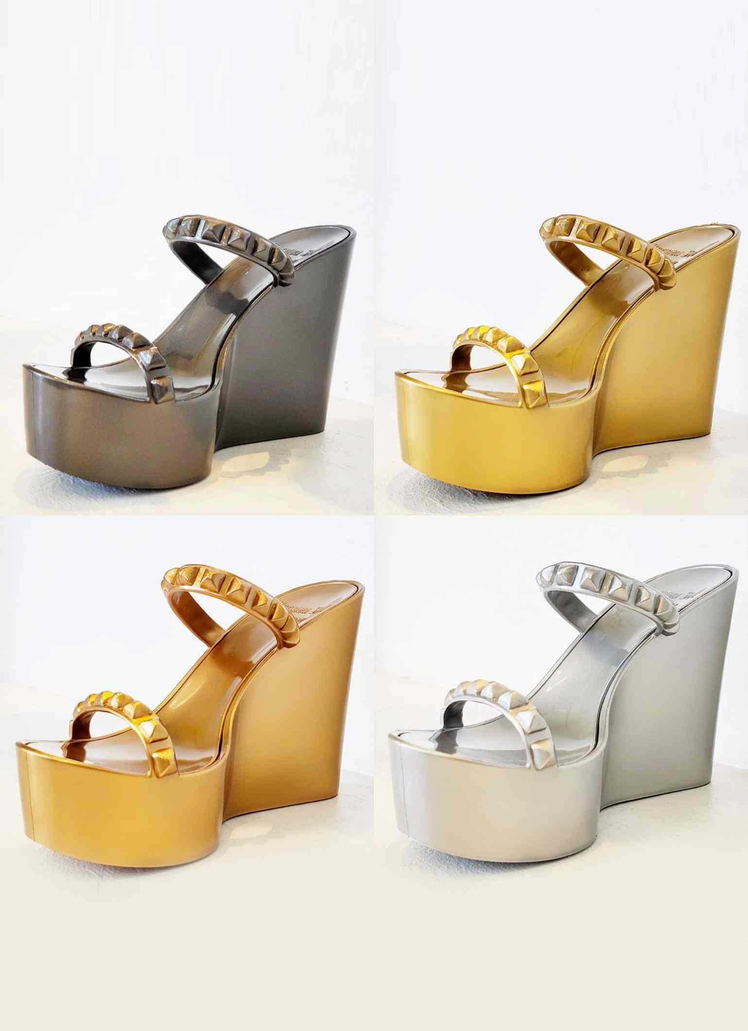 Tonino Wedge - Metallic Jelly | Carmen Sol