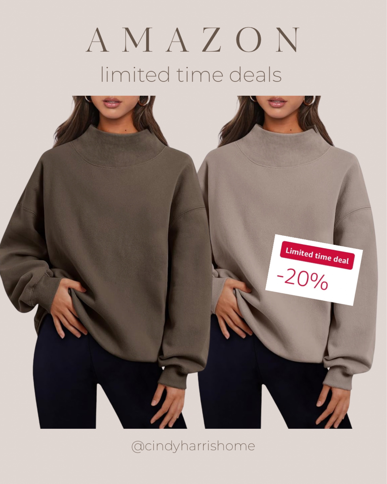 These sweatshirts are on sale for a limited time! 

They come in lots of colors, but these two have this great deal! And we love neutrals. 🤍 

#LTKsalealert
