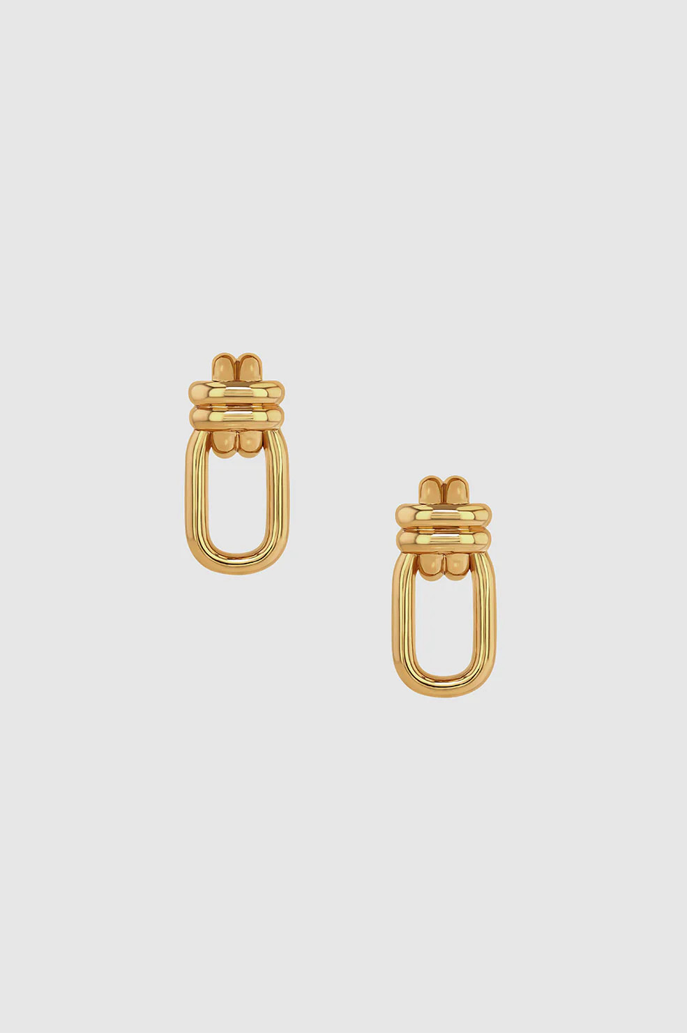 Signature Link Double Cross Earrings | Anine Bing