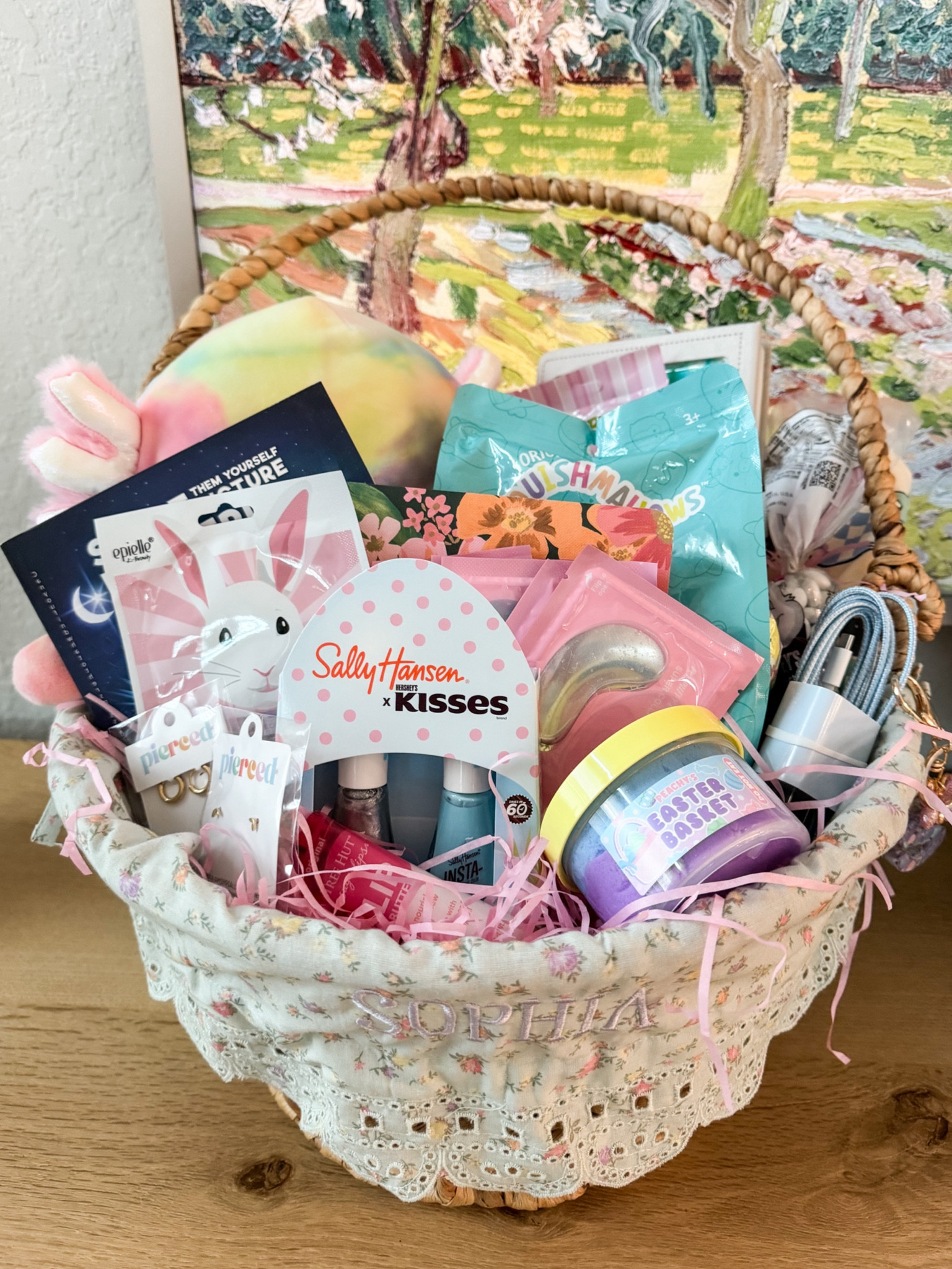 Slime- peachybbies 
Earrings- peirced 
Tween girl Easter basket / book / charger / nail polish / squishmallow / face mask

#LTKkids #LTKSeasonal