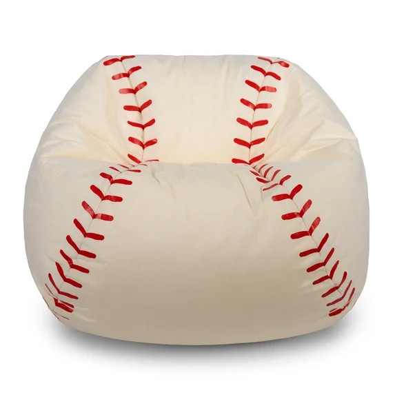 Big Joe Sports Ball Child-Sized Bean Bag Chair, Baseball Plush, Soft Polyester, 2.5 feet | Walmart (US)