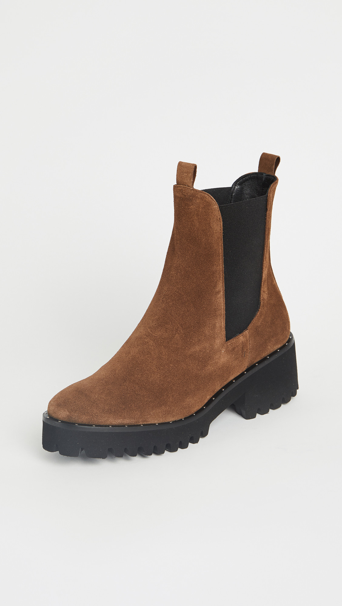 Freda Salvador Brooke Waterproof Lug Sole Boots Brown 10.5 | Shopbop