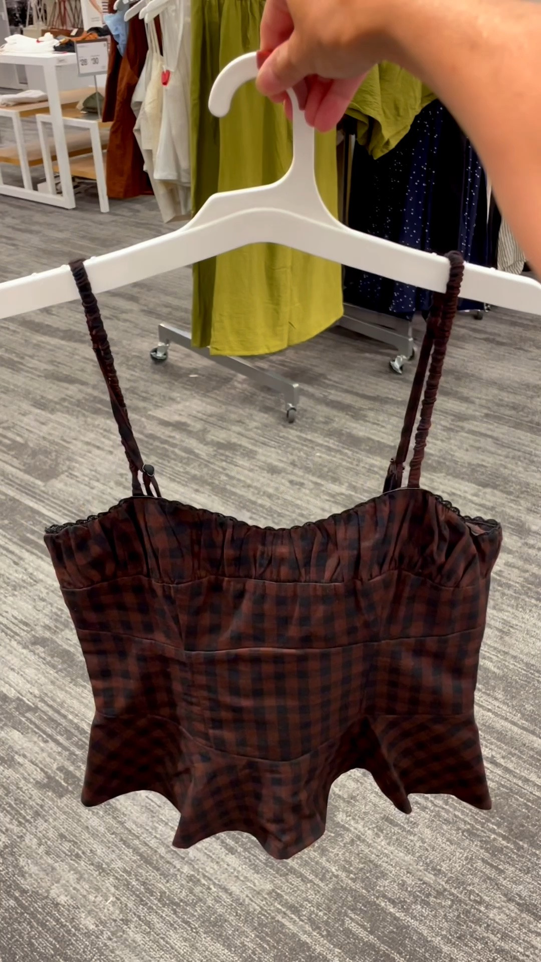 The prettiest early fall gingham print 🤎🍂 This new top + dress are giving effortless summer-to-fall style and are perfect transitional pieces to start wearing now and keep styling into fall. I’m calling it now this print is going to be a favorite all season! @Target The brown and black combo is versatile and on trend 

Save this for your early fall outfit inspo, share with a friend & follow me for more fashion finds 🤍

✨ Must be following me BEFORE requesting the link for it to be sent automatically to your inbox!

#EarlyFallFashion #FallFashionFinds #FallOutfitInspo #TransitionalStyle #AffordableFashion

#LTKSeasonal #LTKootd