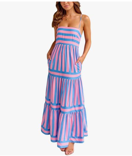 Striped maxi dress 

#LTKfindsunder50 #LTKover40 #LTKfindsunder100