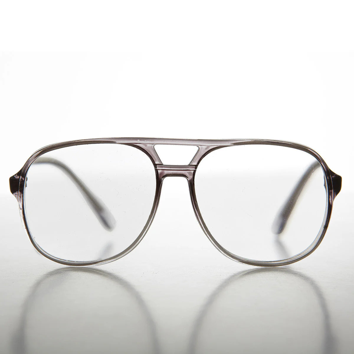 90s Aviator Classic Vintage Reading Glasses - Irwin Gray / 3.00 Diopter | Casual Chic Boutique