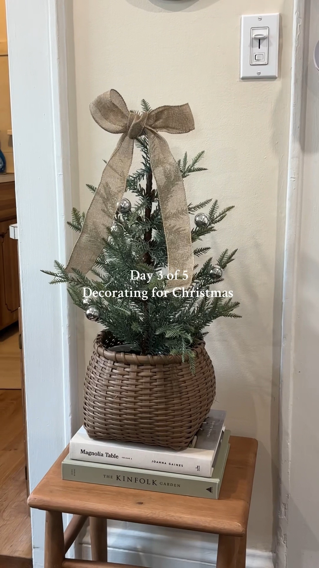 
Day 3- Thrifted Basket for Christmas Tree
A simple neutral holiday DIY I’ll be reusing every year. Sometimes the smallest projects make the biggest difference in a space!

I think I need to start thrifting more because this thrift find made me so happy! Also this rust-oleum spray is a game changer I will be finding more decor pieces to use this on!

Christmas thrift find, Christmas diy, baskets, holiday decorating, Christmas decor, Christmas kitchen inspo, rust-oleum nutmeg 

#LTKHoliday #LTKHome #LTKStyleTip