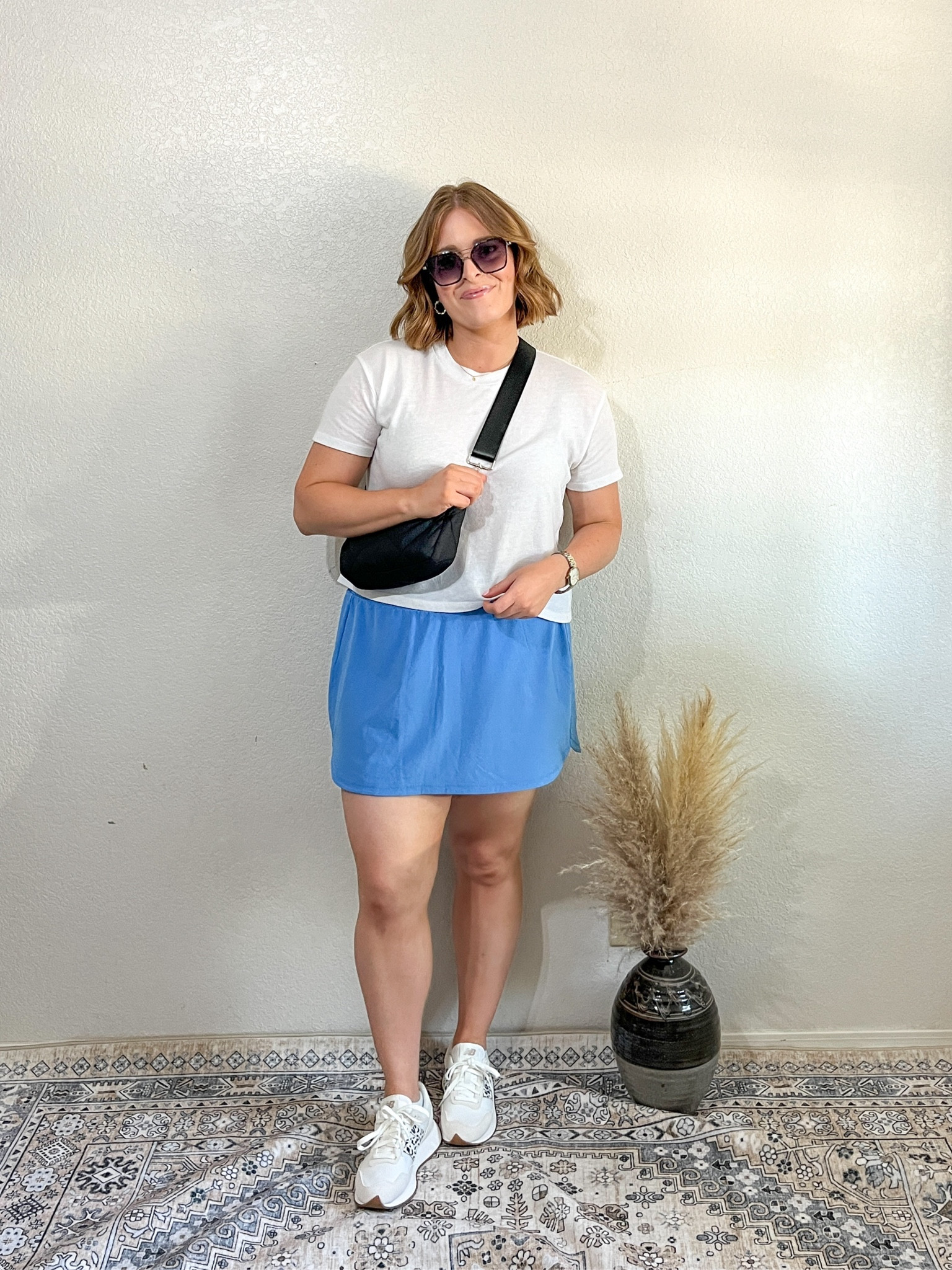Athleisure Summer Look// loving skorts for a hot day!

Wearing L in everything 

#LTKStyleTip #LTKFindsUnder50 #LTKMidsize