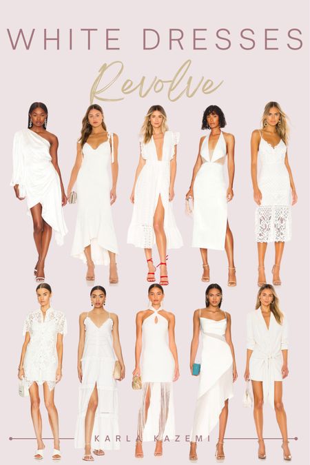 Revolve has the prettiest white dresses! So chic and there’s bound to be a style you LOVE! 
So many options ranging from simple, to dramatic, a little more casual or dressed up!

Perfect for upcoming celebrations or engagements🫶🏼









White dress, dresses, summer dress, outfit idea, summer outfit, Revolve, midsize, Latina, Karla Kazemi, chic style, simple, dramatic, elevated, casual.

#LTKwedding #LTKstyletip #LTKSeasonal