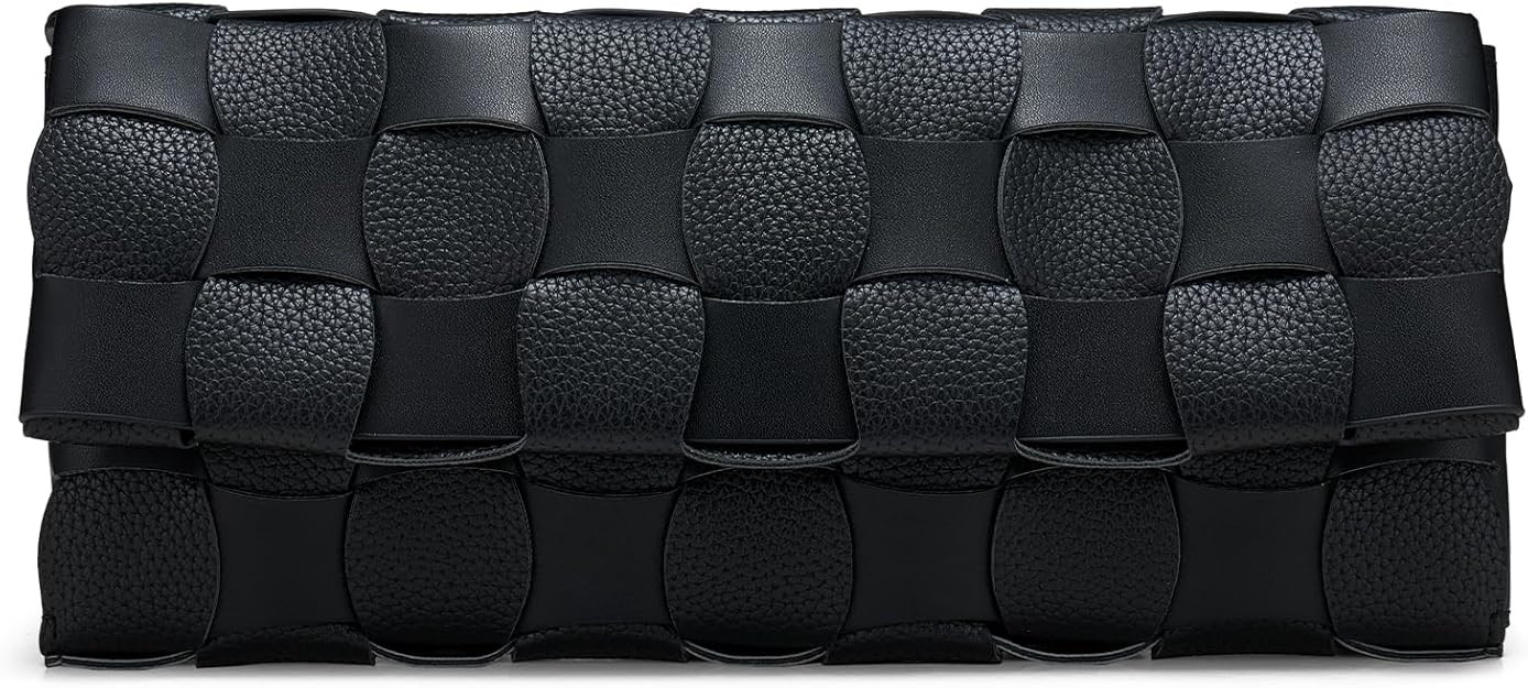 CHUNLI Woven Evening Clutch Purses for Women, PU Crossbody Shoulder Purse Handbag for Evening, Fo... | Amazon (US)