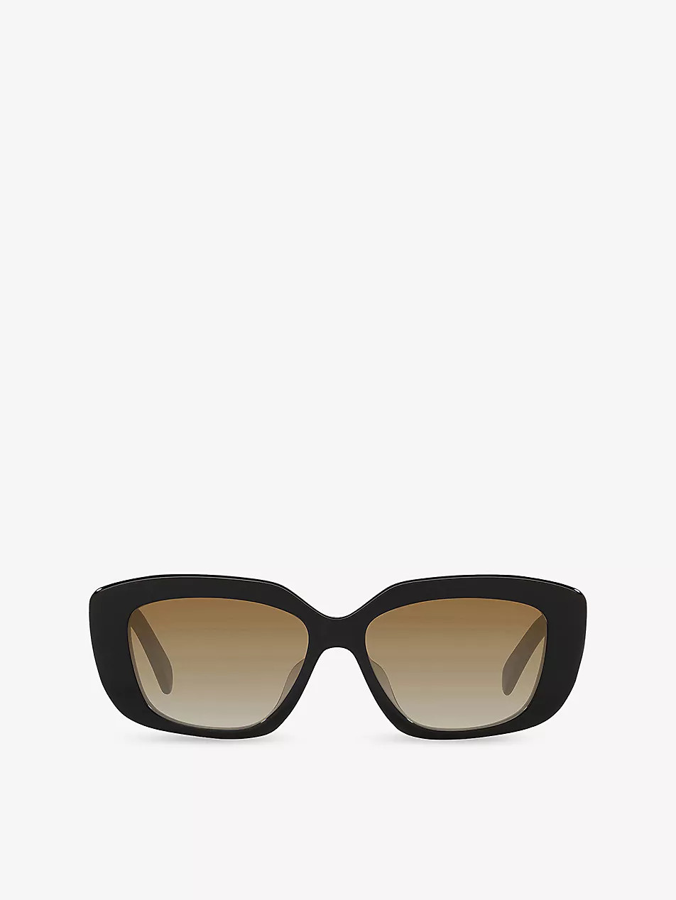 CL40216U rectangle-frame acetate sunglasses | Selfridges