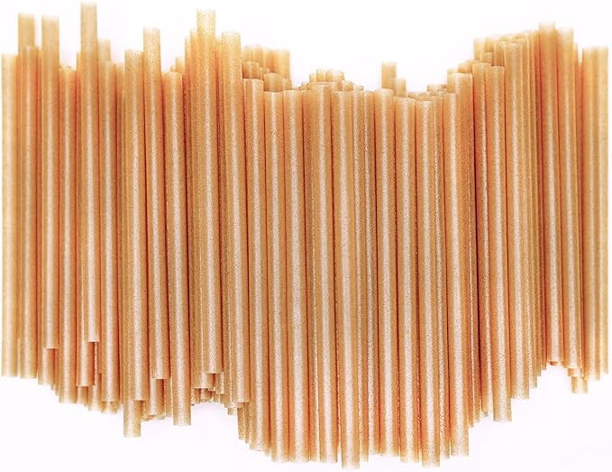 5 Inch Short Biodegradable Cocktail Straws 200 pcs Compostable Cocktail Stirrers Straws Made from... | Amazon (US)