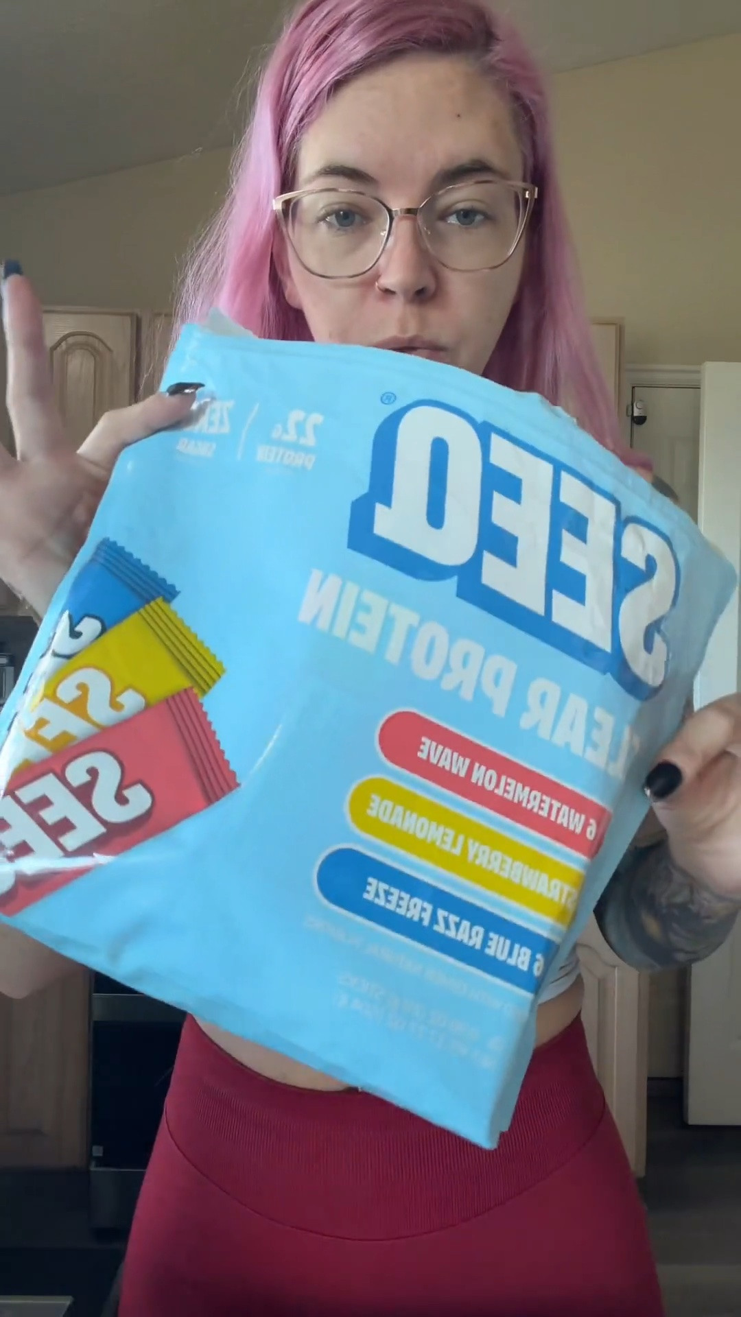 See's clear protein powder tastes sooooo darn good! #seeq #proteinshake #proteinpowder #clearprotein #glutenfree @SEEQ SUPPLY

#LTKSaleAlert #LTKfoodie #LTKActive