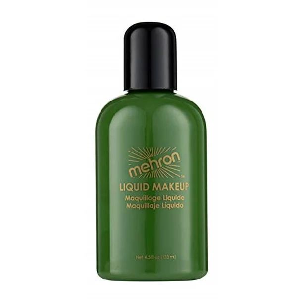 mehron makeup liquid face and body paint (4.5 oz) (green) - Walmart.com | Walmart (US)