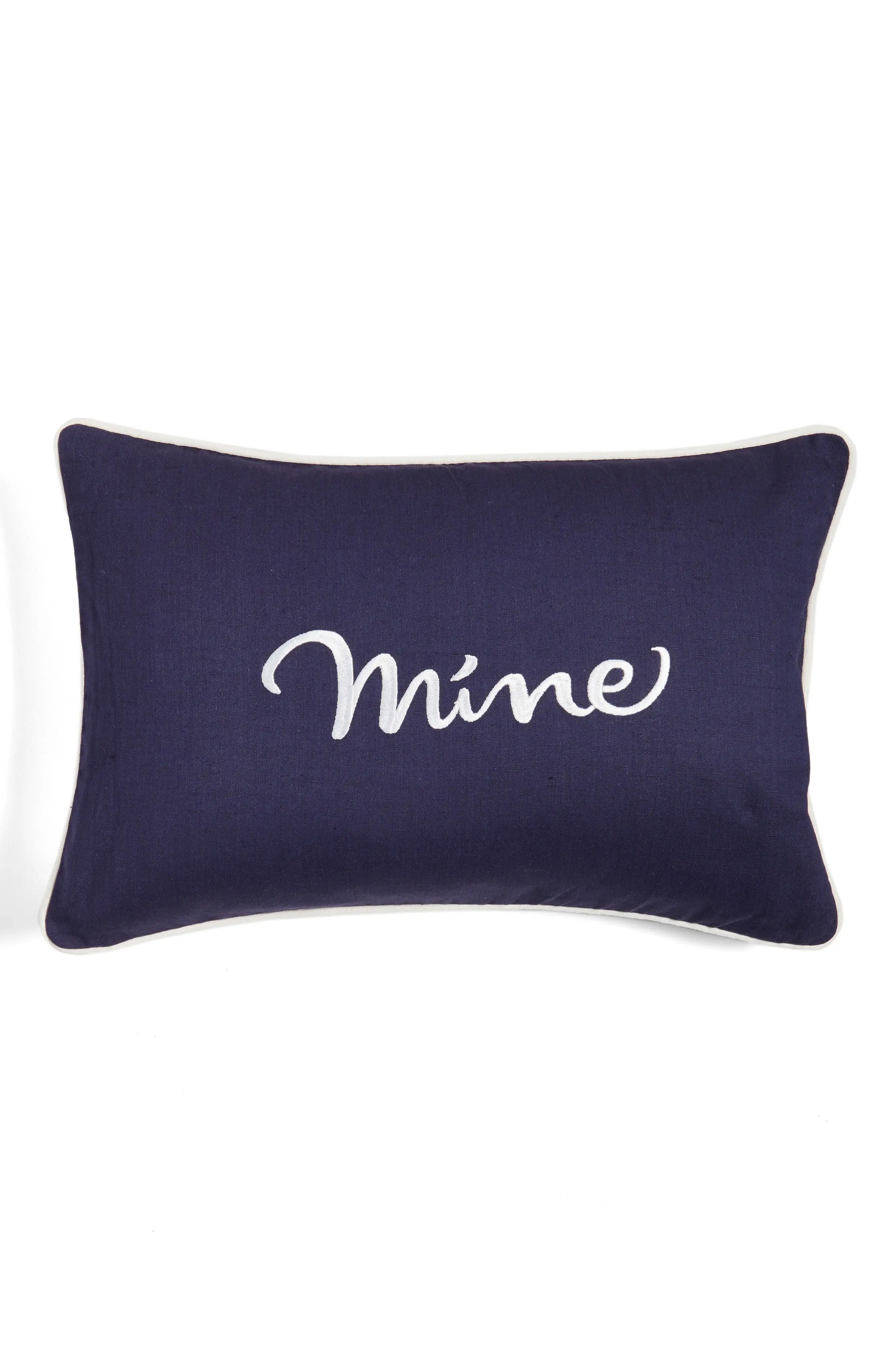 mine/yours accent pillow | Nordstrom