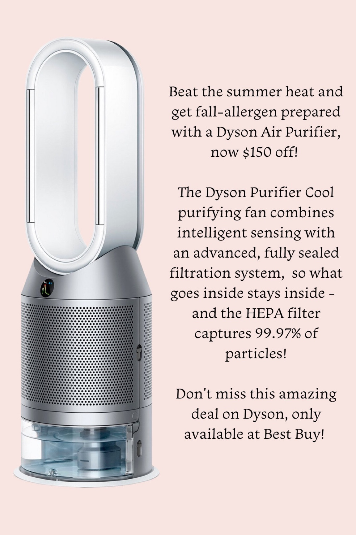 Air purifier dyson 2024 best buy