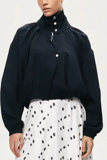 Nocturne High-Neck Gathered Jacket | Nordstrom | Nordstrom