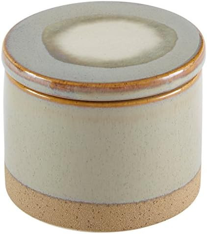 Amazon Brand – Stone & Beam Stoneware Round Decorative Jewelry Box - 3.75 x 4.75 Inches, Sage | Amazon (US)