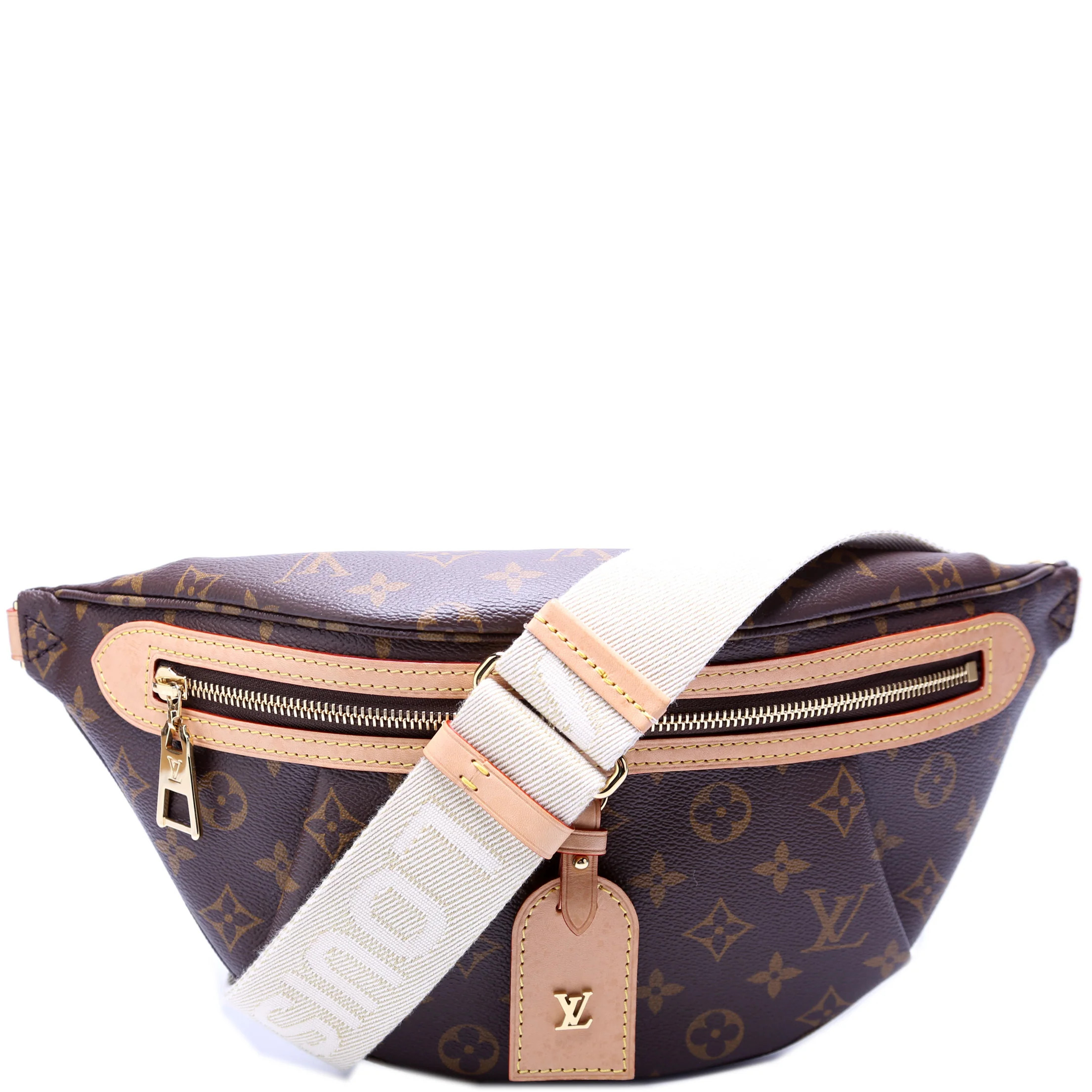 High Rise Bumbag Monogram | Keeks Designer Handbags